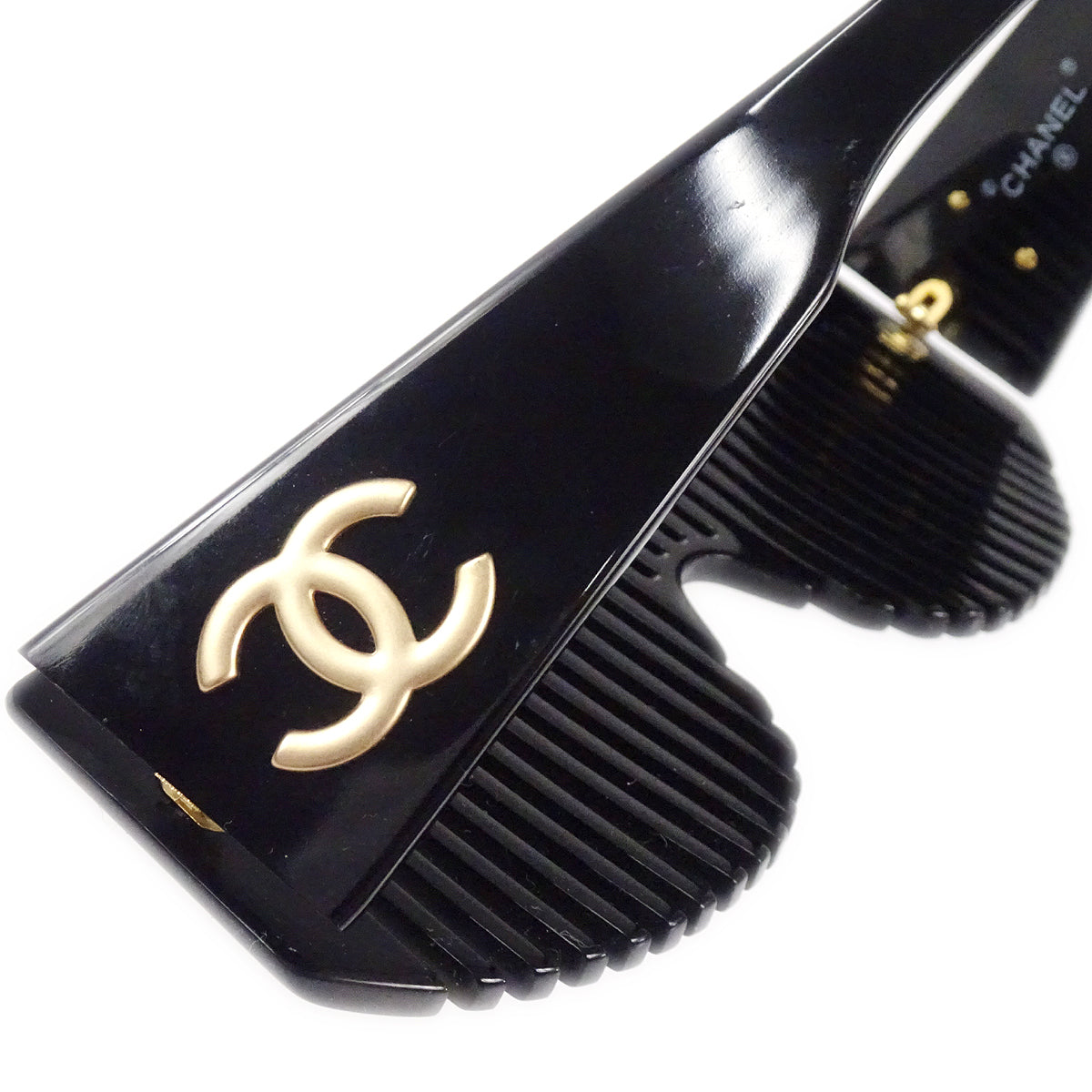 Chanel Sunglasses Eyewear Black Small Good