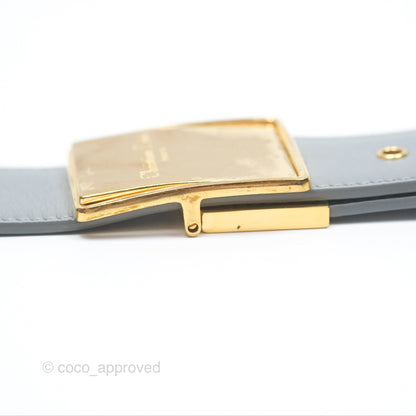 Christian Dior 30 Montaigne Box Bag Grey Calfskin