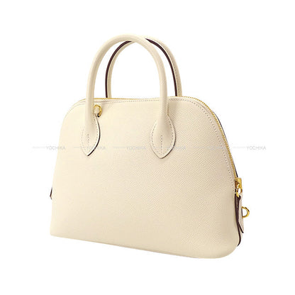 HERMES Shoulder bag Bolide1923 25 Nata Veau Epsom Gold HW Stamp
