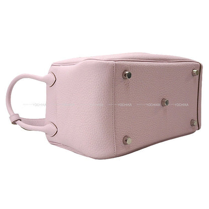 HERMES Shoulder bag Lindy 26 Verso Mauve Pale/Nata Taurillon Clemence Silver HW Stamp
