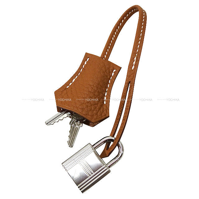HERMES Shoulder bag Kelly28 Retourne Gold Veau Togo Silver HW Stamp