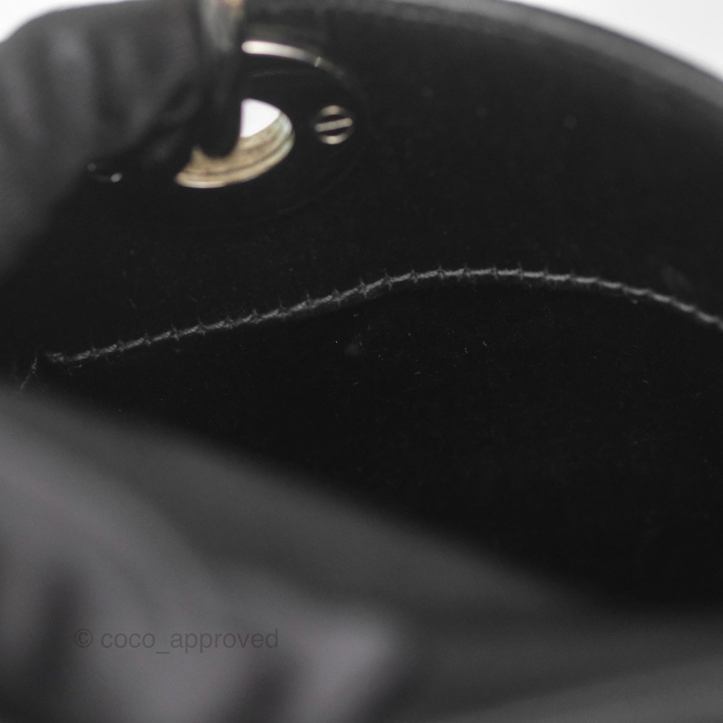 Christian Dior Mini Lady Dior Bag Black Strass Cannage Satin Silver Hardware