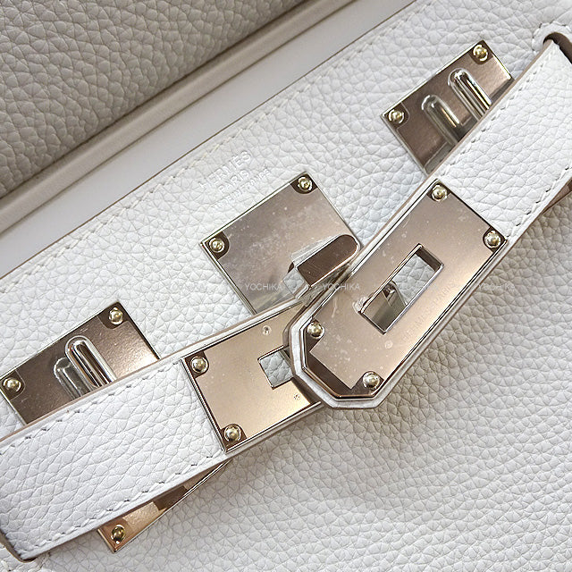 HERMES Shoulder bag Hac a Dos PM New Gris Perle Veau Togo Silver HW Stamp