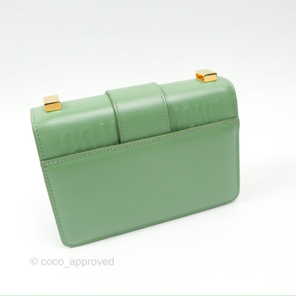 Dior Micro 30 Montaigne Flap Bag Mint Green Smooth Calfskin