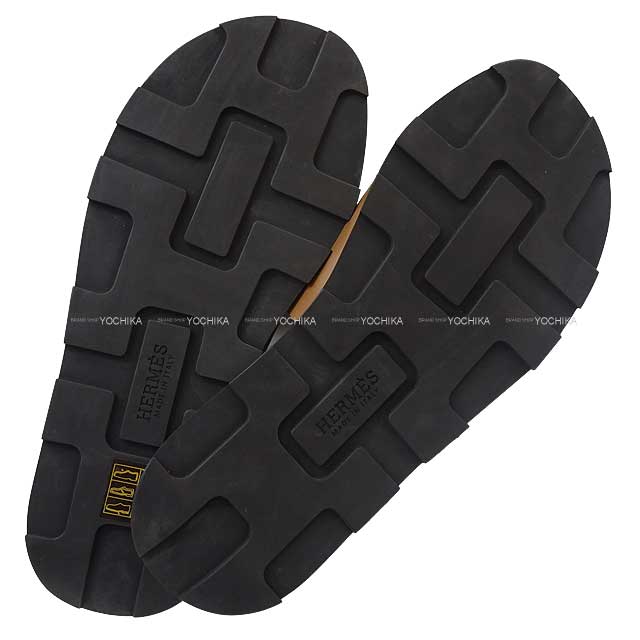HERMES sandals Reflex Brown Calf 40 #40