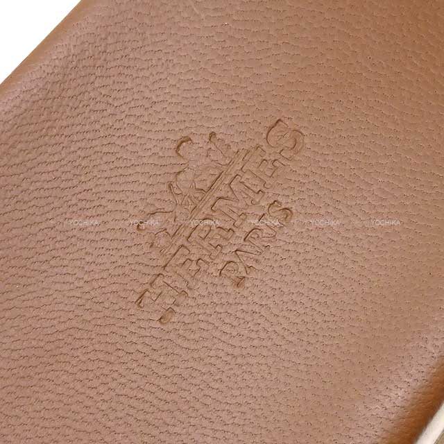 HERMES sandals Reflex Brown Calf 40 #40