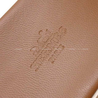 HERMES sandals Reflex Brown Calf 40 #40