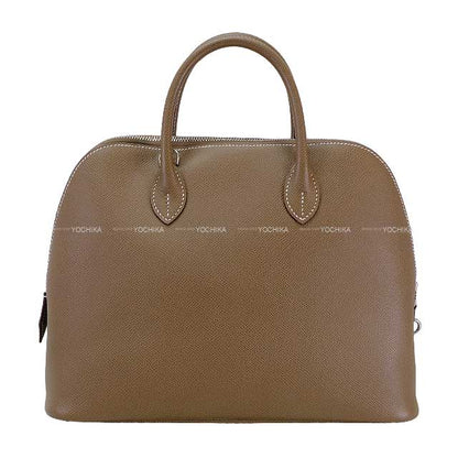 HERMES Shoulder bag Bolide1923 30 Etoupe Veau Epsom Silver HW Stamp