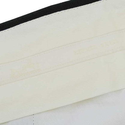 2018SS HERMES Pants Ladies Pleats Pants Asia Fit Noir (Black) wool kavan 40