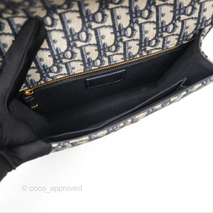 Dior 30 Montaigne Bag Blue Dior Oblique Jacquard