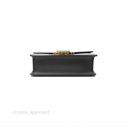 Dior 30 Montaigne Bag Black Box Calfskin
