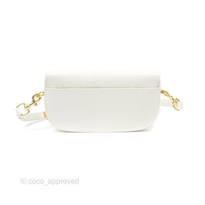 Christian Dior Bobby East-West Bag Calfskin White