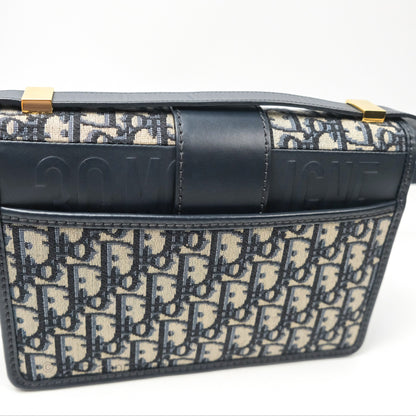Dior 30 Montaigne Bag Blue Dior Oblique Jacquard