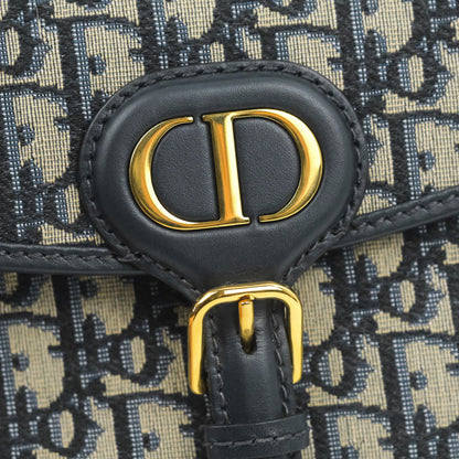 Dior Medium Bobby Bag Blue Oblique Jacquard Canvas