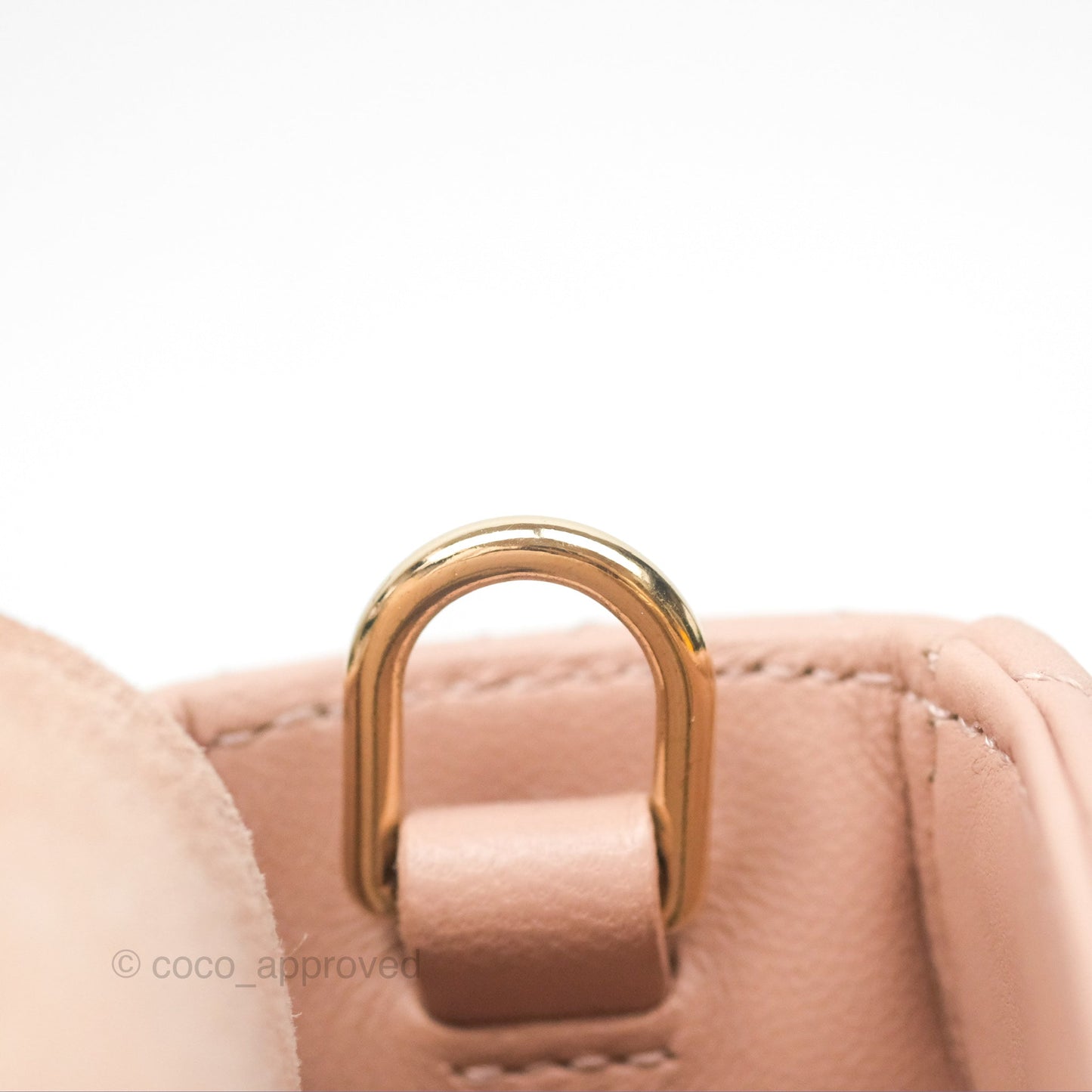 Christian Dior Medium Lady D-Joy Nude Pink Lambskin Heart Quilted