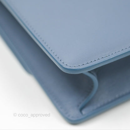 Dior 30 Montaigne Bag Blue Box Calfskin