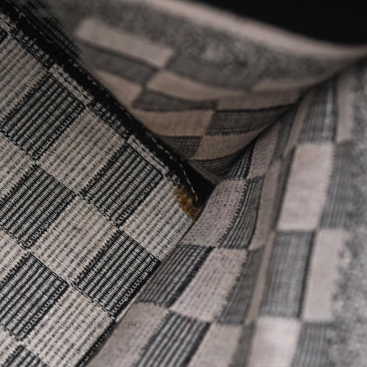 Christian Dior Large Book Tote Checkered Black/ White Canvas