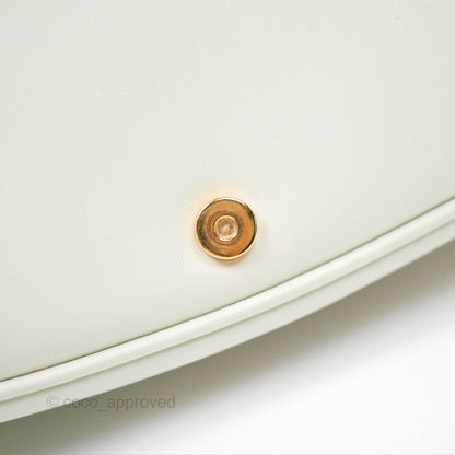 Christian Dior Bobby East-West Bag Calfskin White