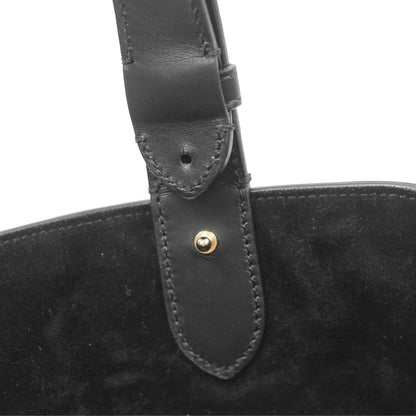 Dior Medium Toujours Bag Black Macrocannage Calfskin