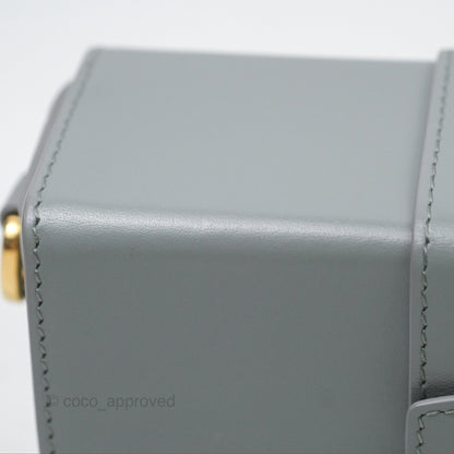 Christian Dior 30 Montaigne Box Bag Grey Calfskin