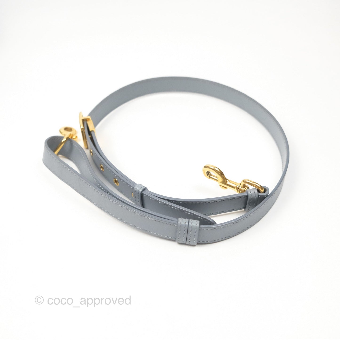 Christian Dior Medium Bobby Flap Grey Box Calfskin