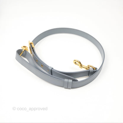Christian Dior Medium Bobby Flap Grey Box Calfskin