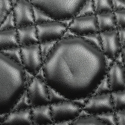 Christian Dior Lambskin My ABCDior Lady Dior Black Gold Hardware
