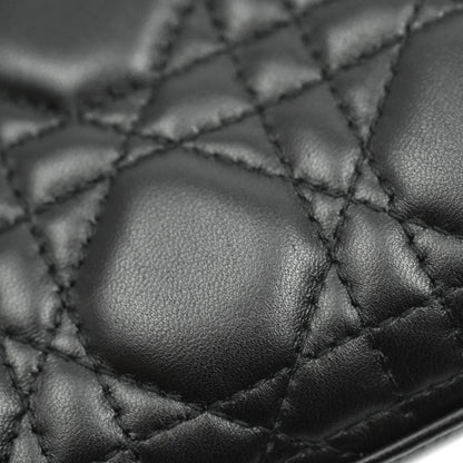 Christian Dior Lambskin My ABCDior Lady Dior Black Gold Hardware