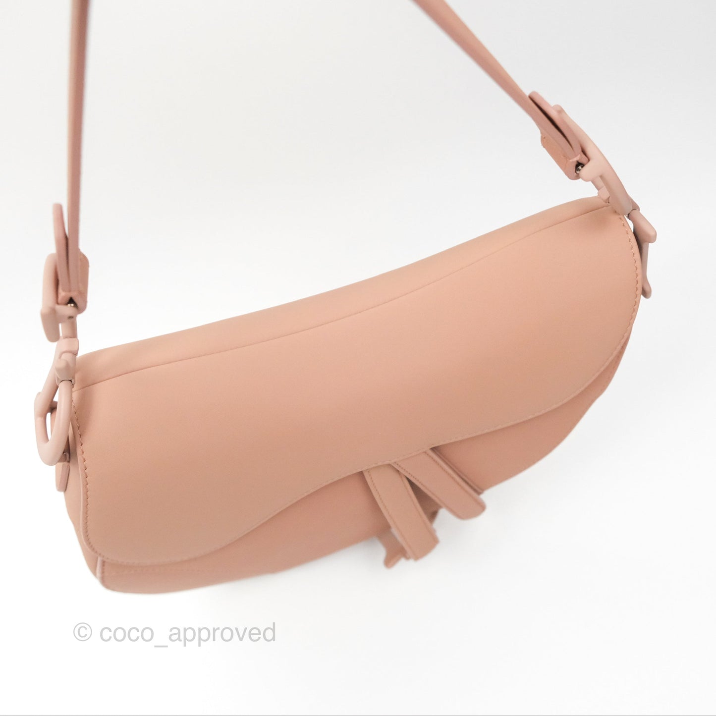 Christian Dior Saddle Bag Blush Ultramatte Calfskin