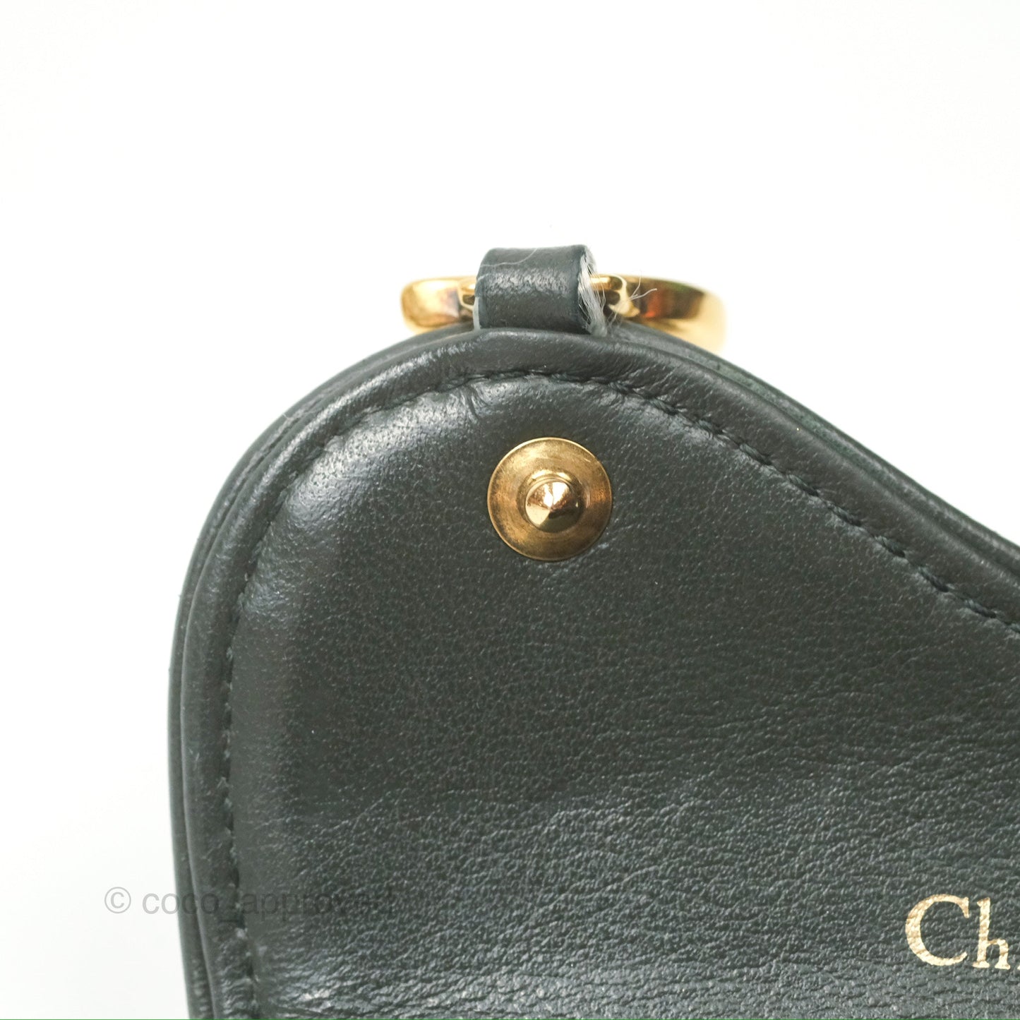 Christian Dior Saddle Flap Card Holder Green Dior Oblique Jacquard