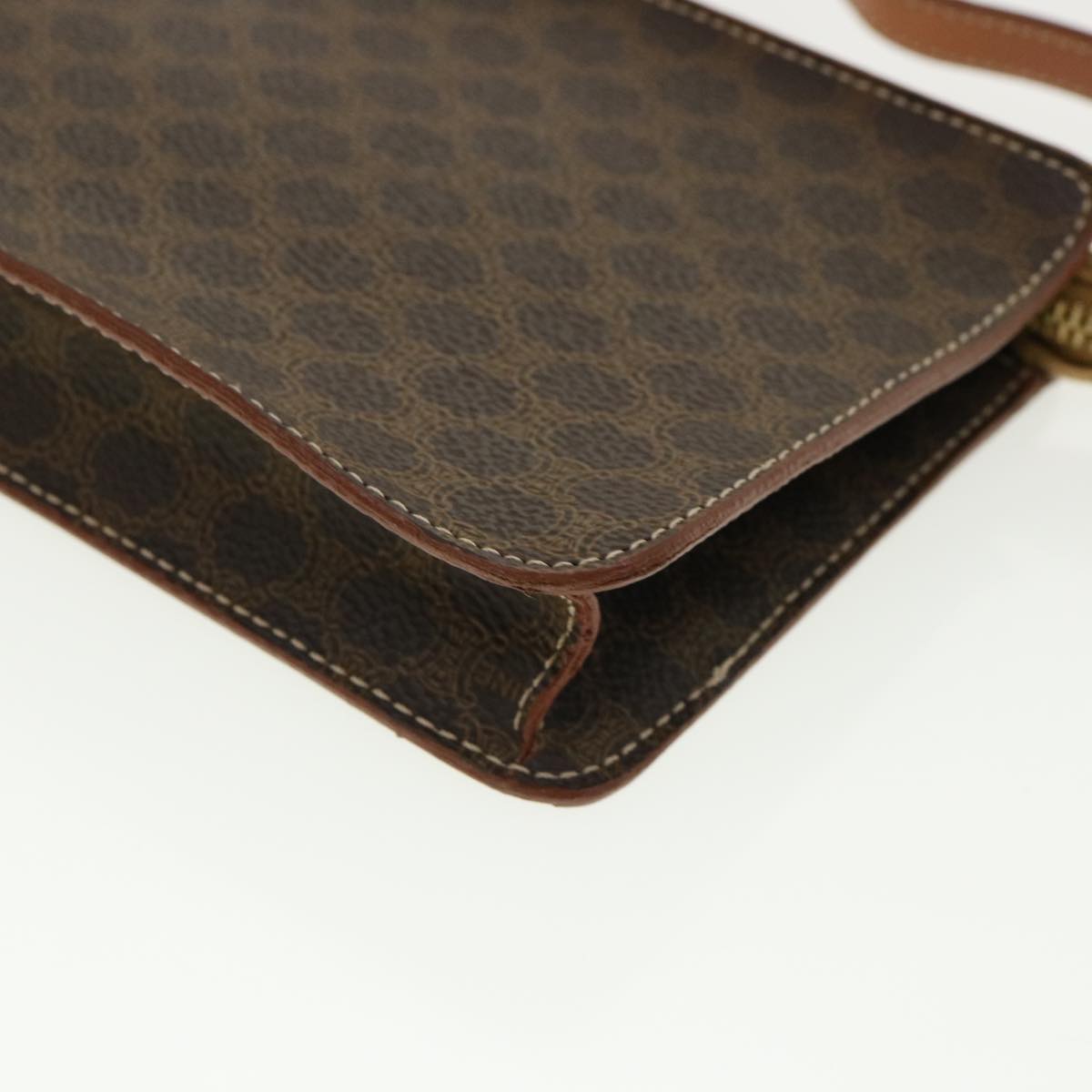 Celine Macadam Canvas Accessory Pouch Brown  32096A