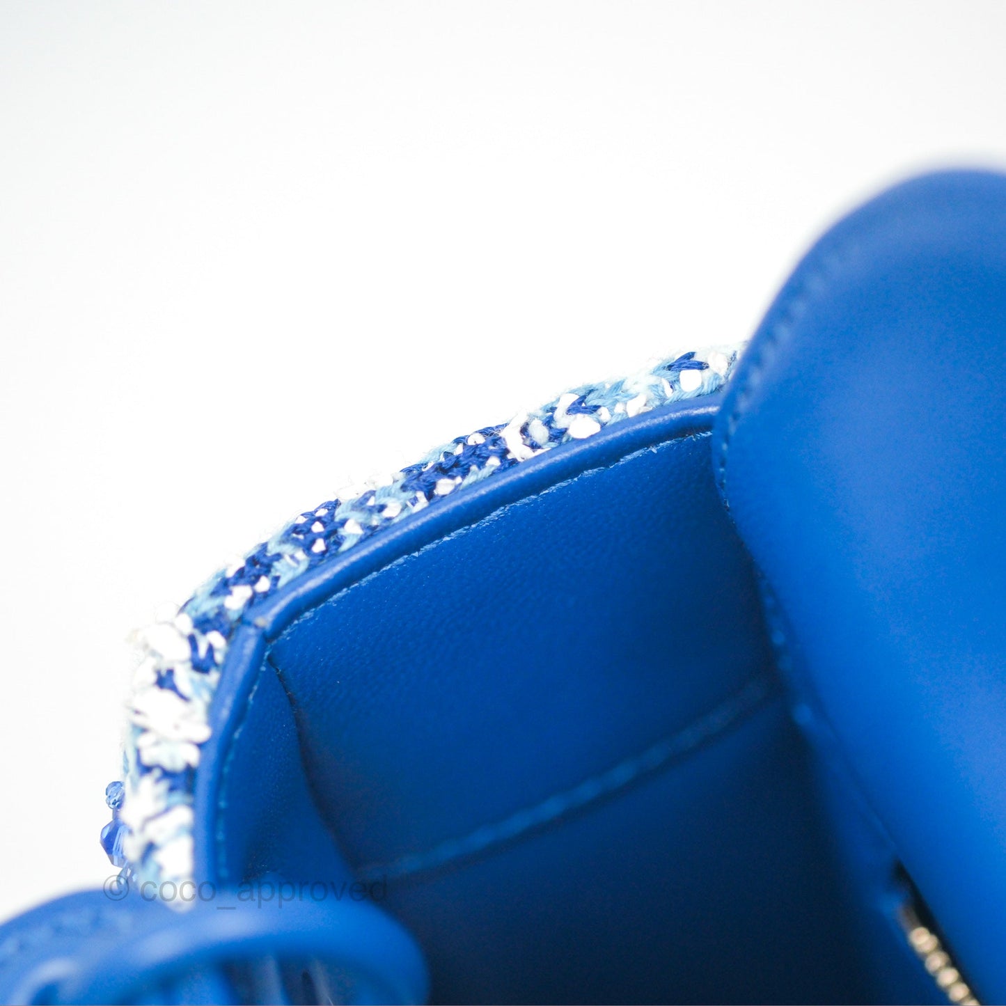 Dior Art Mini Lady Dior Beaded Blue "Chong Hyun Ha" Collaboration