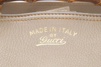 Gucci Gold Bamboo Shopper Handbag