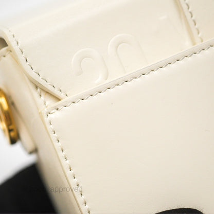 Christian Dior 30 Montaigne Box Bag White Calfskin