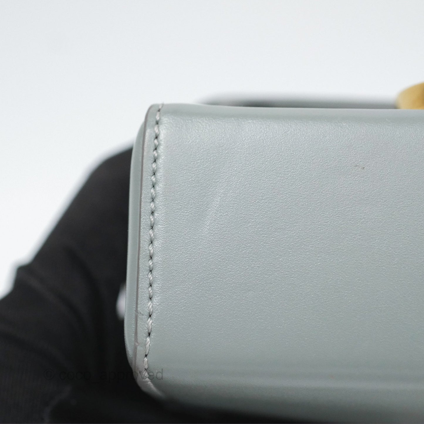 Christian Dior 30 Montaigne Box Bag Grey Calfskin