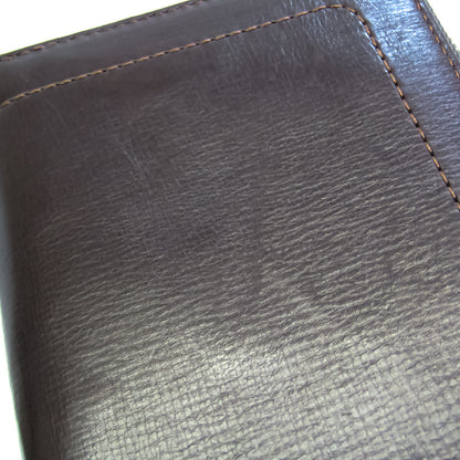 Louis Vuitton Brown Leather Zippy organizer wallet accessories