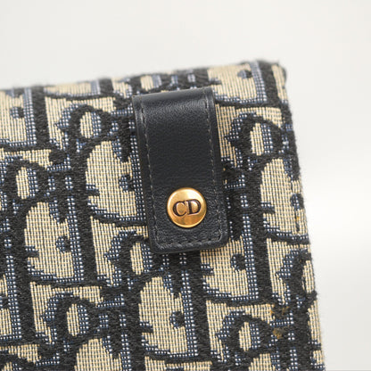 Christian Dior Blue Dior Oblique Jacquard Saddle Belt Pouch