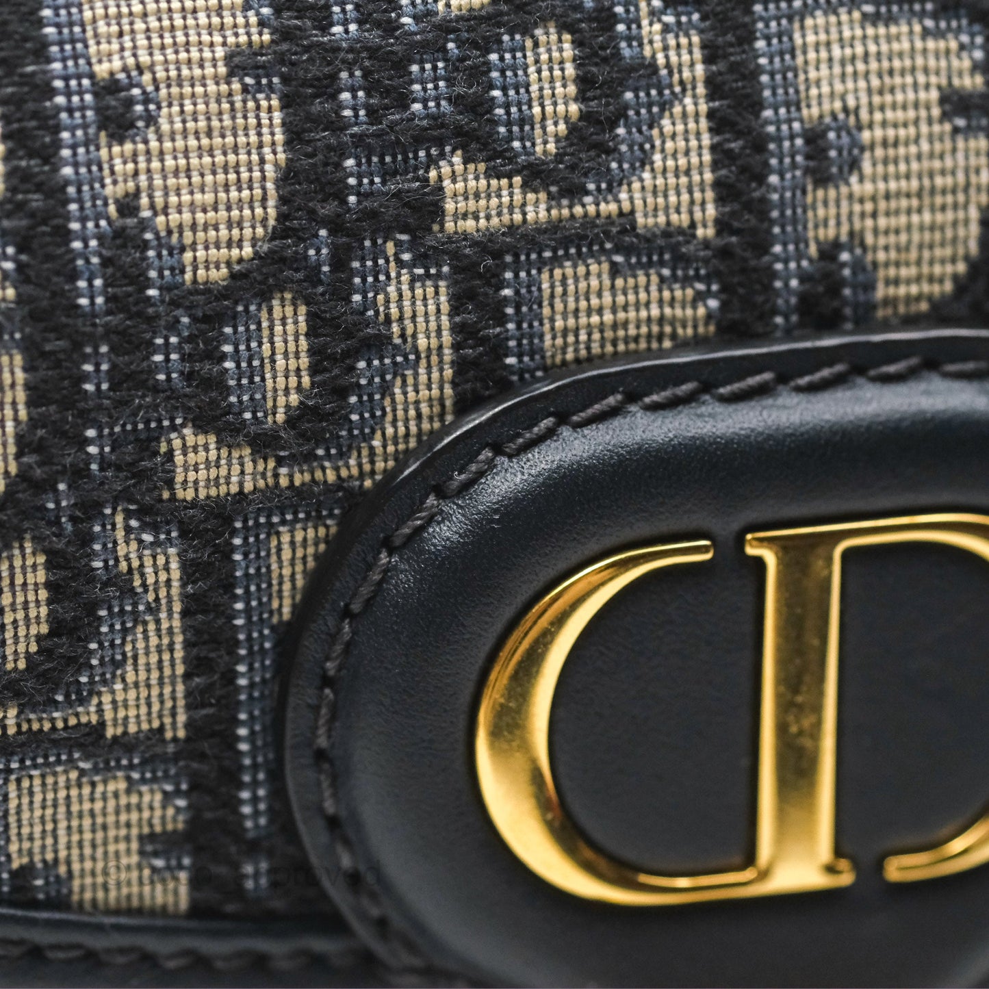 Dior Small Bobby Bag Blue Oblique Jacquard Canvas