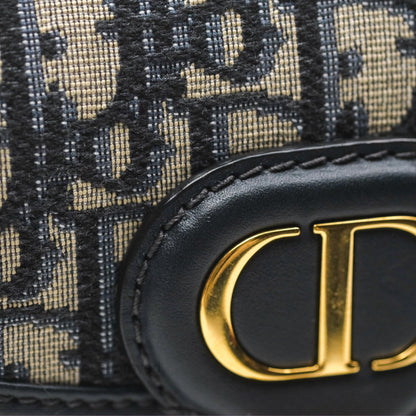 Dior Small Bobby Bag Blue Oblique Jacquard Canvas
