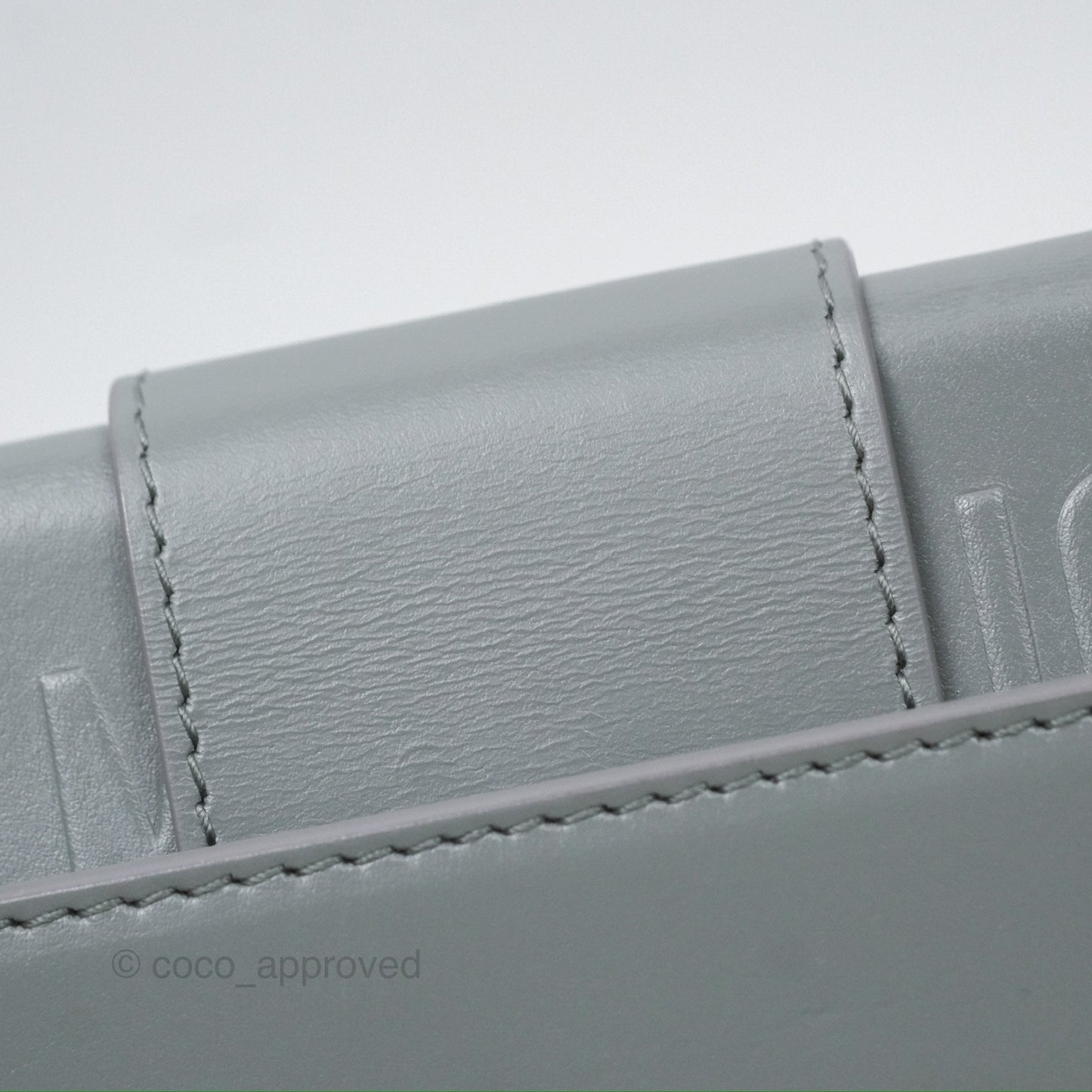 Christian Dior 30 Montaigne Box Bag Grey Calfskin