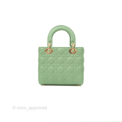 Christian Dior My ABCDior Lady Dior Avocado Green Lambskin Gold Hardware