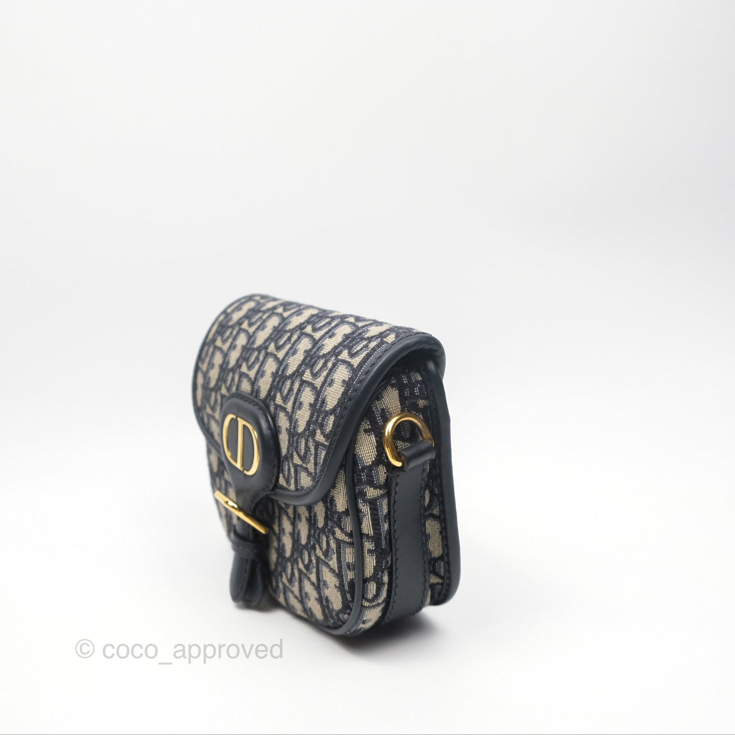Dior Small Bobby Bag Blue Oblique Jacquard Canvas