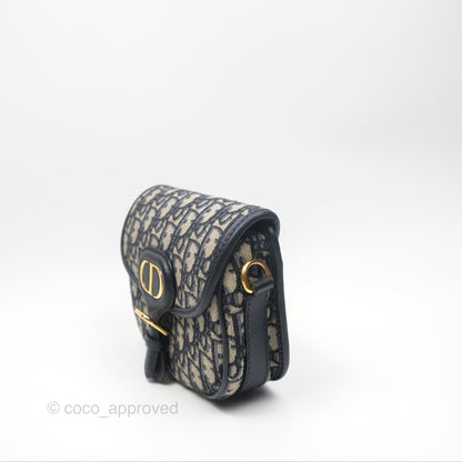 Dior Small Bobby Bag Blue Oblique Jacquard Canvas
