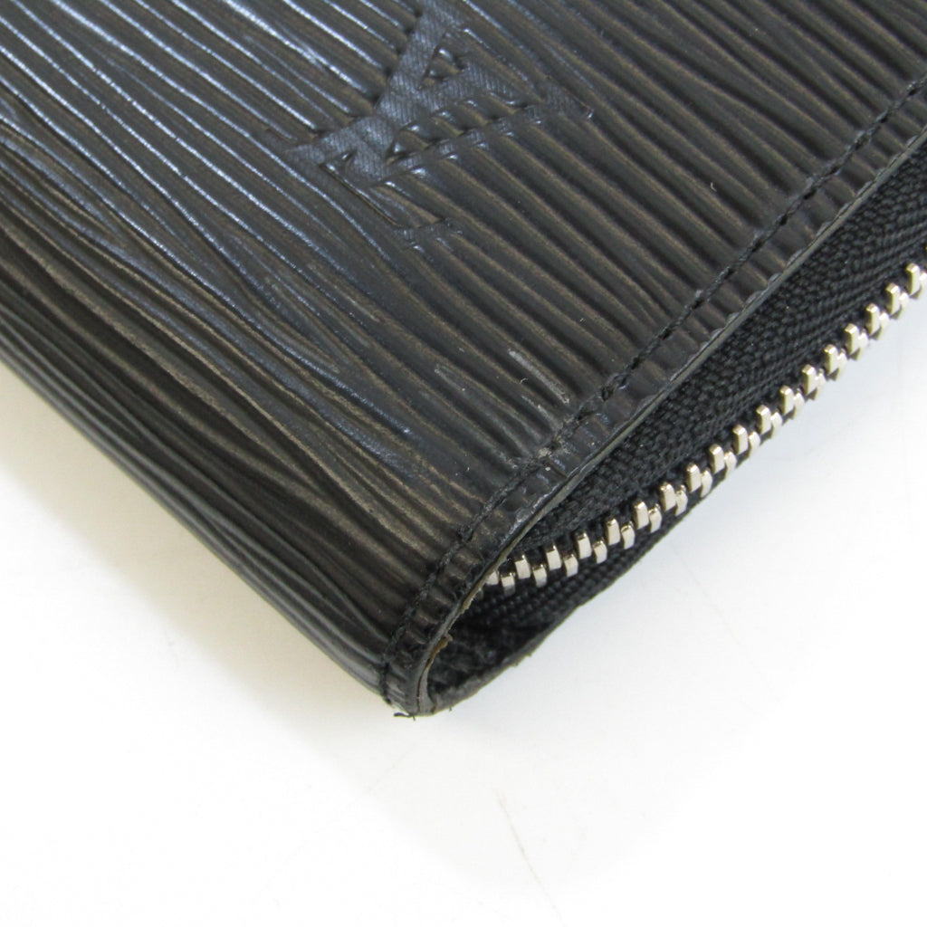 Louis Vuitton Black Leather Zippy wallet wallet accessories