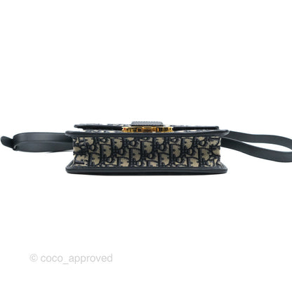 Dior 30 Montaigne Bag Blue Dior Oblique Jacquard