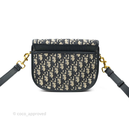 Dior Medium Bobby Bag Blue Oblique Jacquard Canvas