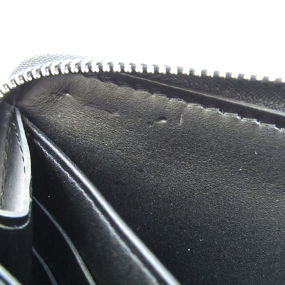Louis Vuitton Black Leather Zippy organizer wallet accessories