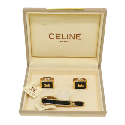 Celine Nek Tie Pin Cuffs Silver  38831