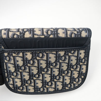 Dior Small Bobby Bag Blue Oblique Jacquard Canvas