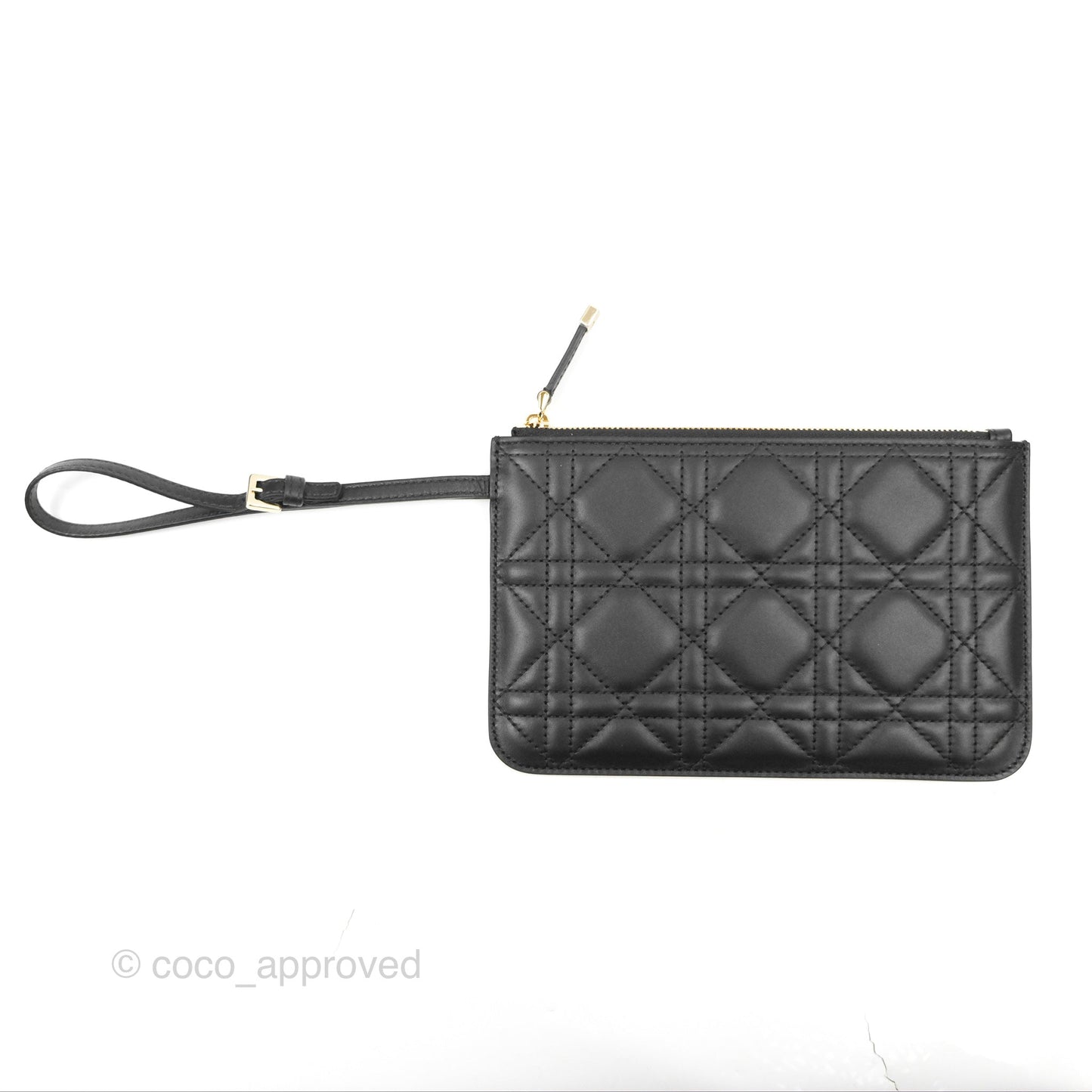 Dior Medium Toujours Bag Black Macrocannage Calfskin